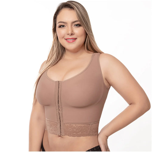 UpLady BRA-7581 | Post Op High Compression Waist Length Posture Corrector Bra