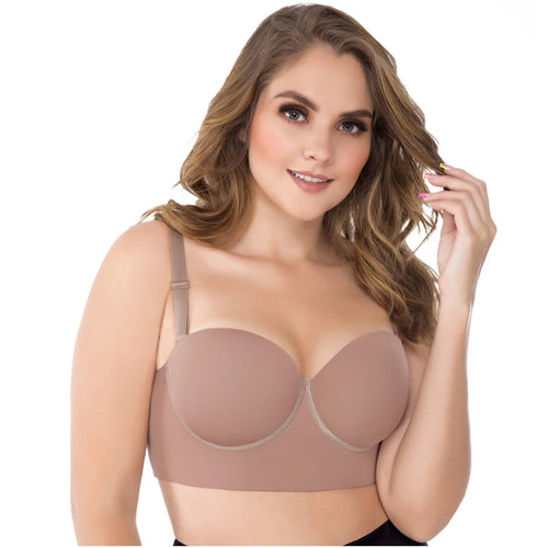 UpLady BRA-8034 | Firm Control Strapless Bra for Women • Powernet