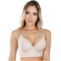 UpLady BRA-8532 | Extra Firm High Compression Full Cup Push Up Bra • Powernet