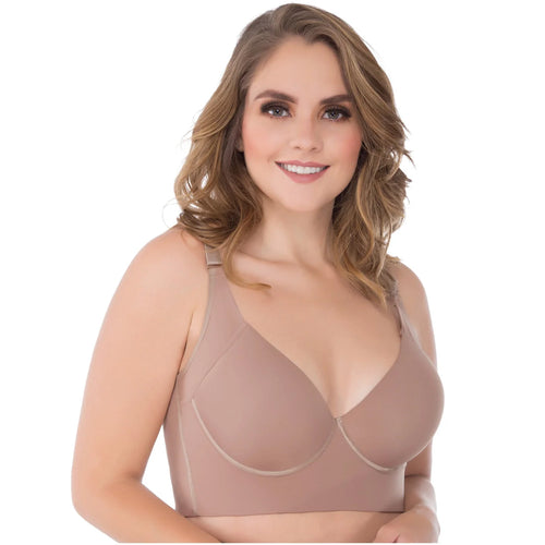 UpLady BRA-8532 | Extra Firm High Compression Full Cup Push Up Bra • Powernet