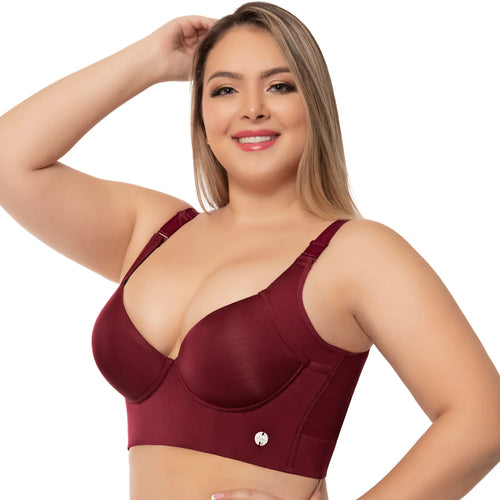 UpLady BRA-8532 | Extra Firm High Compression Full Cup Push Up Bra • Powernet