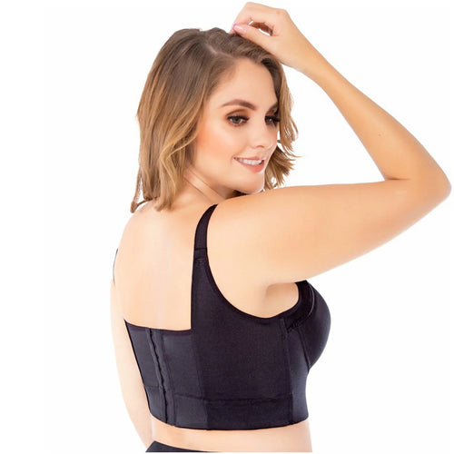 UpLady BRA-8542 | Extra Firm Control Full Cup Bra with Side Support • Powernet