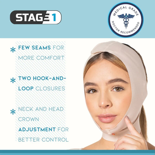 SONRYSE MAC31VE | Chin Lift Lipo Compression Strap Post Surgery Recovery