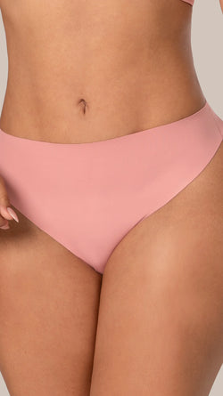 Fajas MYD T06330 | Panty Tanga Seamless Corte Láser. Invisible Bajo la Ropa. Segunda Piel • Uso Diario