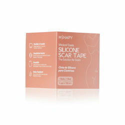 Be Shapy | Cinta de Silicona Médica para Cicatrices 1.6” x 59” | Tratamiento Postquirúrgico para Marcas, Keloides & Estrías